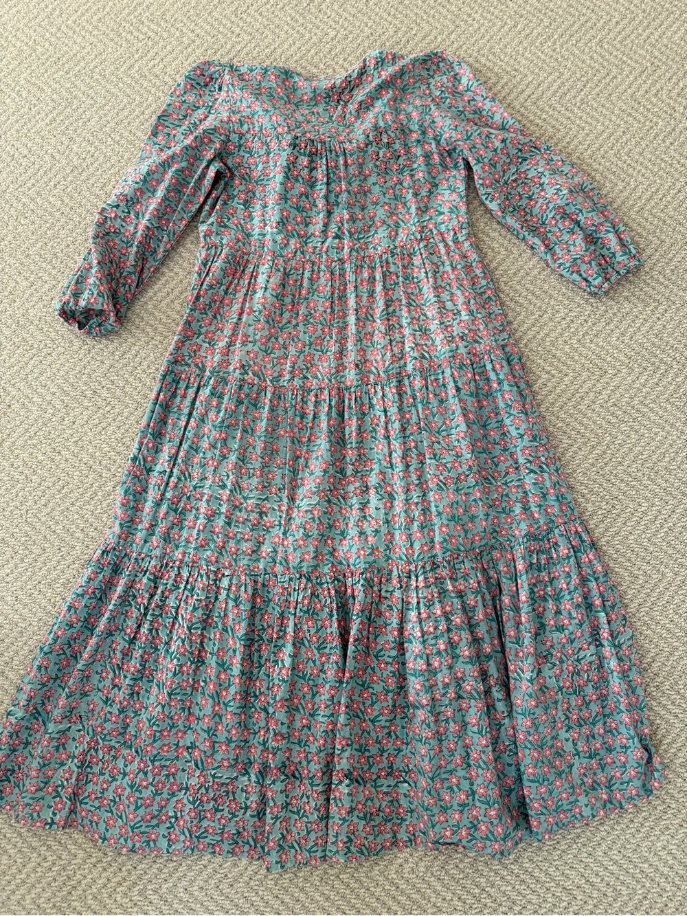Madison Mathews floral tiered maxi dress - Picture 5 of 6